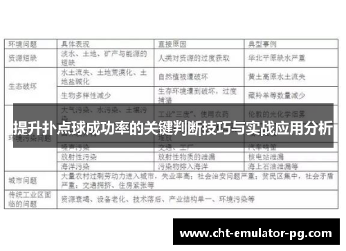 提升扑点球成功率的关键判断技巧与实战应用分析